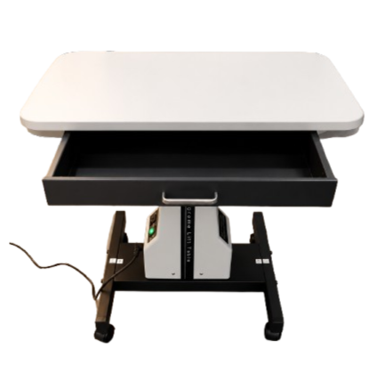 Ophthalmic Instrument Table with drawer used in eye clinic for medical instruments storage and ophthalmic operations